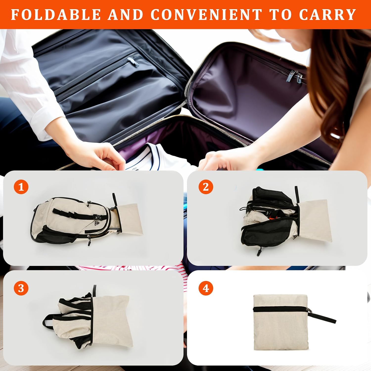 15L Small Hiking Backpack, Foldable Ultralight Trekking Camping - Image 5